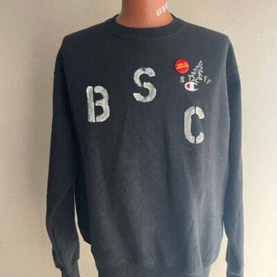 Rio Bravo x Blitz "Bravo Scout" black vintage crewneck, size L